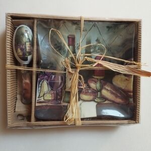 Housewarming Cheese Plate and Decorative Knife Set